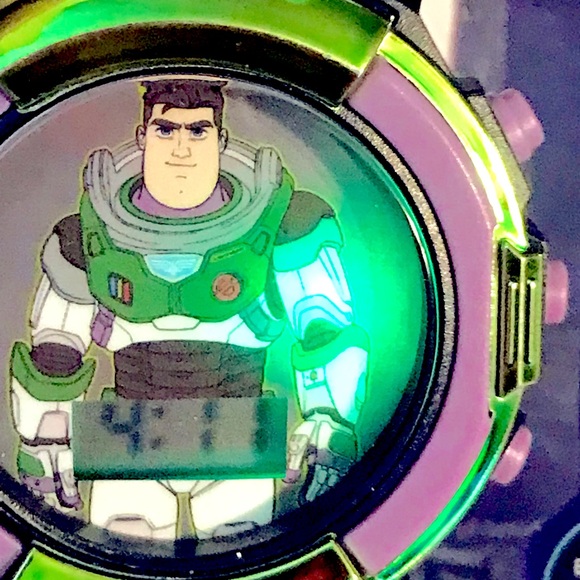 NIB Toy Story BUZZ LIGHTYEAR LCD Watch with Flashlight - Disney Pixar - Picture 6 of 11